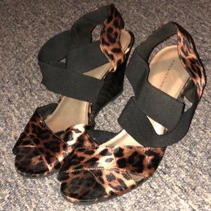Predictions Cheetah Print Wedge